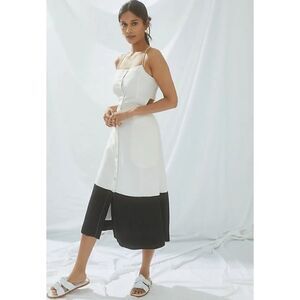 Anthropologie - Maeve Colorblocked Midi Dress